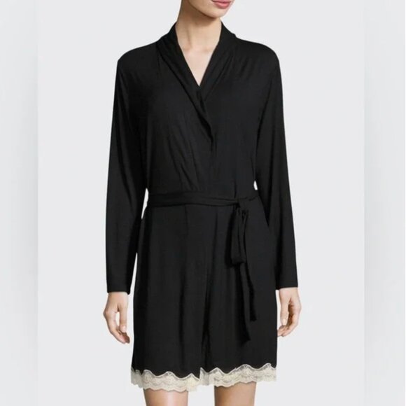 EBERJAY Lady Godiva Robe with Lace Hem - Picture 3 of 13